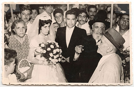 Wedding of Iraqi Jewish couple, 1960